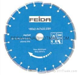 laser saw blade for asphalt