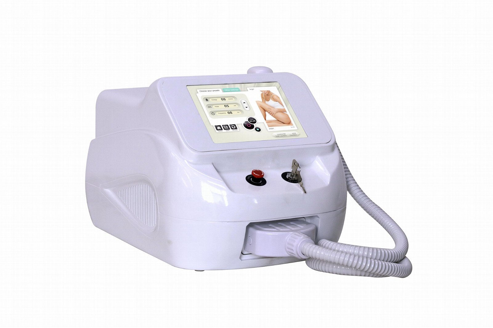 Weifang KM 755 808 1064 triple wave diode laser hair removal machine 2