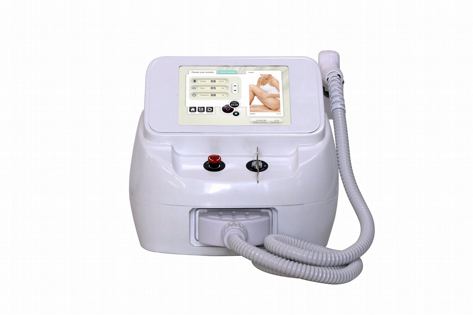 Weifang KM 755 808 1064 triple wave diode laser hair removal machine 3