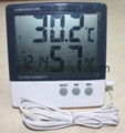 outdoor thermometer clock 1