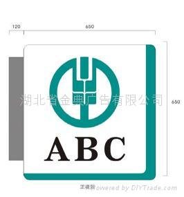 提供中国农业银行新网点标识牌 2
