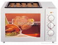 electric oven with double cooking plate