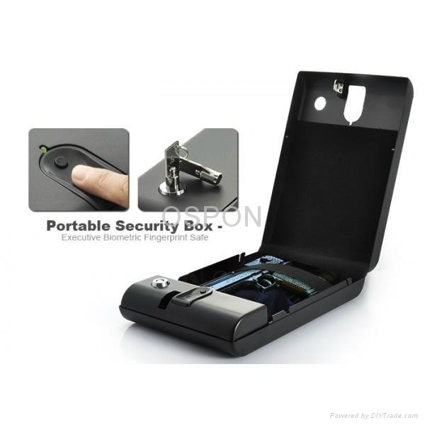 Biometric fingerprint gun safe 3