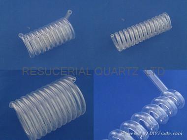 U Sharp Quartz Tube, U Bend Quartz Tube, U Figure Quartz Tube for Thermocouple 3