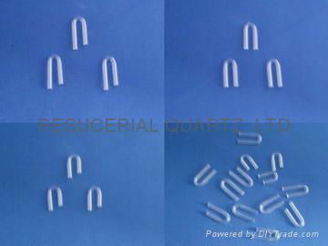 U Sharp Quartz Tube, U Bend Quartz Tube, U Figure Quartz Tube for Thermocouple