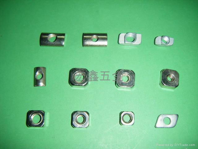 工業鋁型材配件菱形半圓螺母