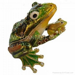 Sell Frog metal trinket boxes for you