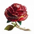 Sell Rose shaped jewelled trinket box 1