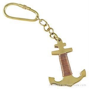 Sell anchor metal keychain