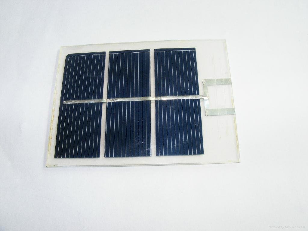 transparent PET solar panel