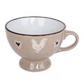 2016 Hot ceramic footed jumbo mug 5
