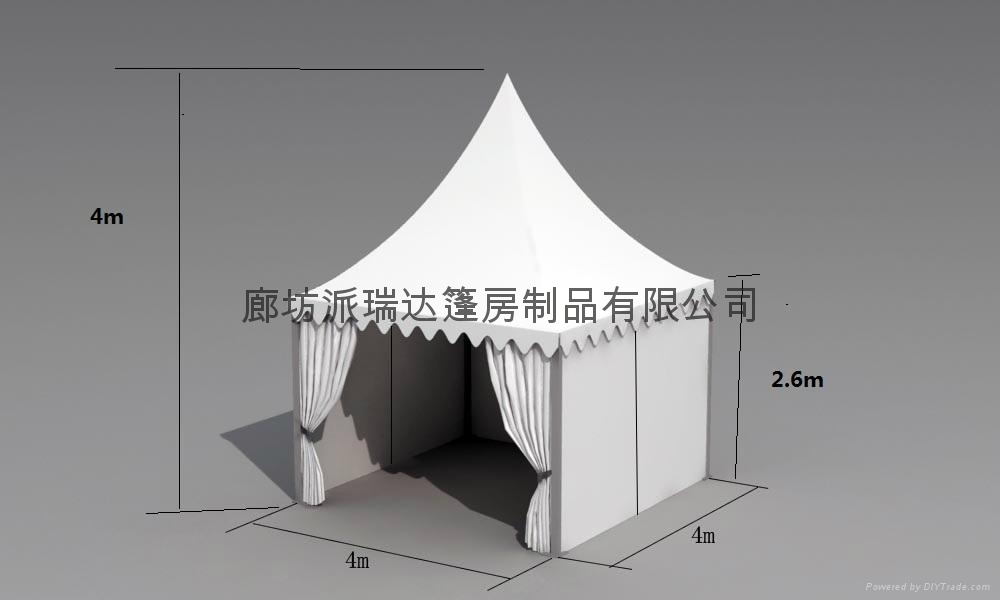 （廠家專業訂做）4×4尖頂篷房、活動帳篷、歐式篷房、展覽篷房 2