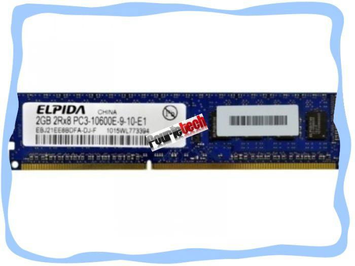 EBJ21EE8BDFA-DJ-F 2GB 240P PC3-10600 CL9 18c 128x8 DDR3-1333 1.5V ECC UDIMM 