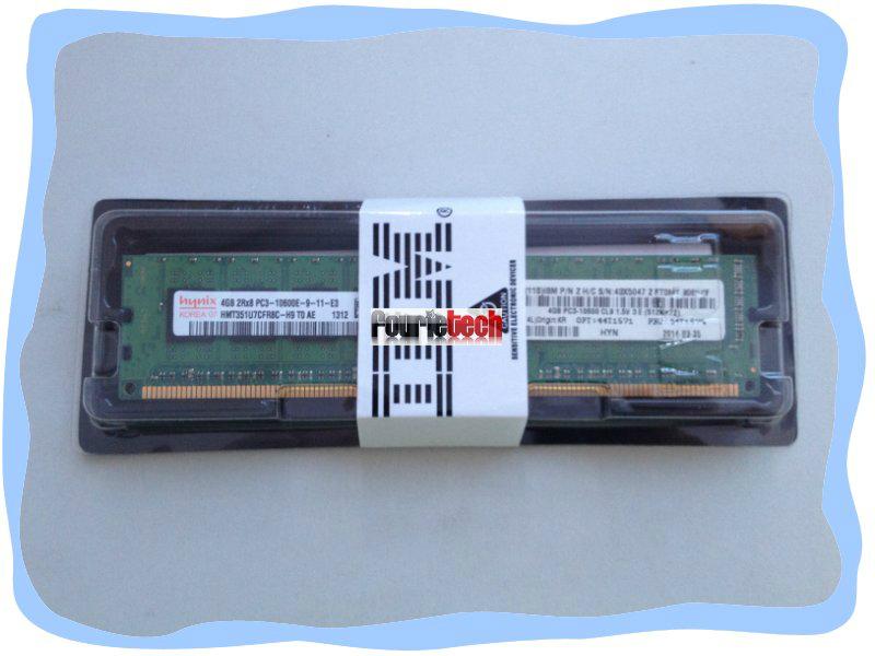 IBM 44T1599 44T1597 4GB PC3-10600R x3400M3 x3550M3 Server Memory