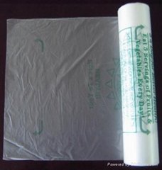 HDPE transparent Plastic Roll pack food bag