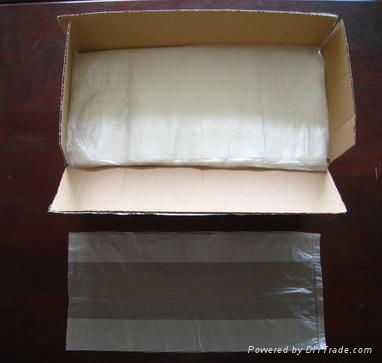 HDPE transparent Plastic Flat food bag