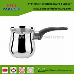 export stainless steel milk pot coffee boiling pot