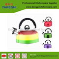 colorful OEM stainless steel kettle gift
