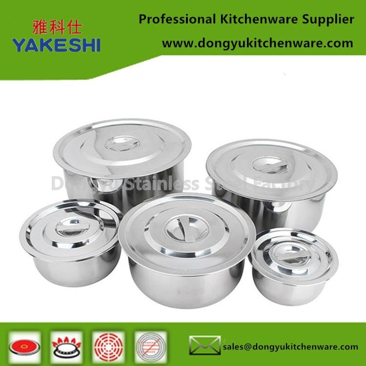gift and premium stainless steel salad mixing pot 2
