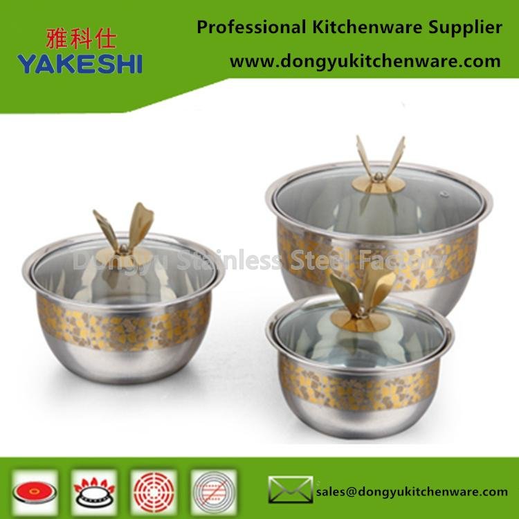 gift and premium stainless steel salad mixing pot 4