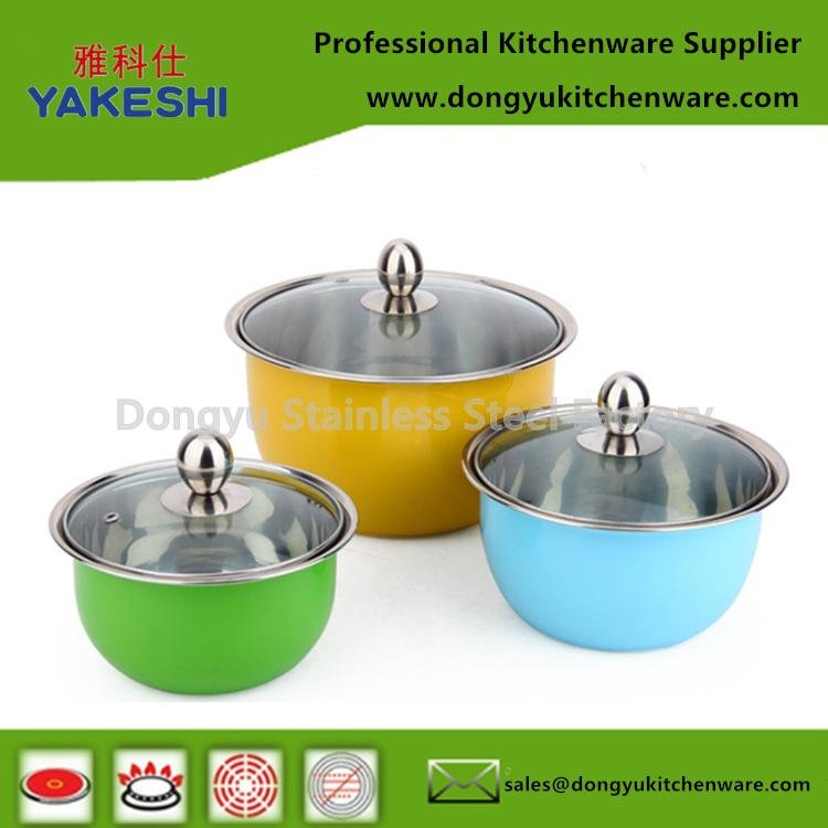 gift and premium stainless steel salad mixing pot 3