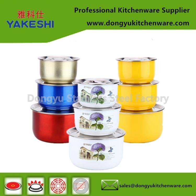 gift and premium stainless steel salad mixing pot