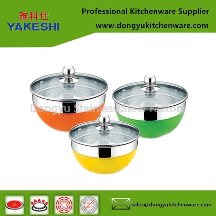 gift and premium stainless steel salad mixing pot 5