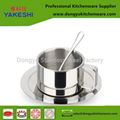 stainless steel double wall coffee cup