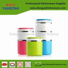 multi layers stainless steel lunch box