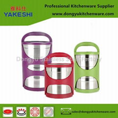 portable stainless steel tiffin food carrier