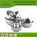 stainless steel ice cream cup snack bowl