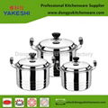 3pcs high quality American style salad mixing pot set