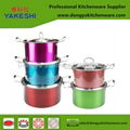 3pcs high quality American style salad mixing pot set