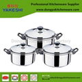 best selling OEM 10pcs stainless steel cookware set and cooking pot set