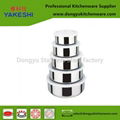 stainless steel food bowl freshing bowls set