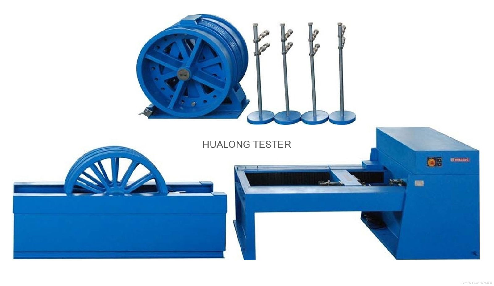 Optical fiber cable tensile & crush testing machine