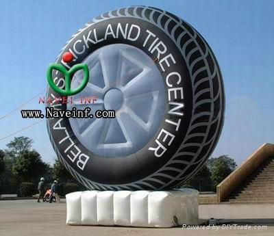 Inflatable tire model 