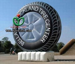 Inflatable tire model 