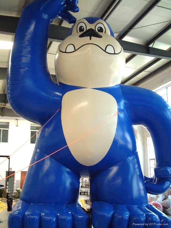 inflatable chimpanzee cartoon