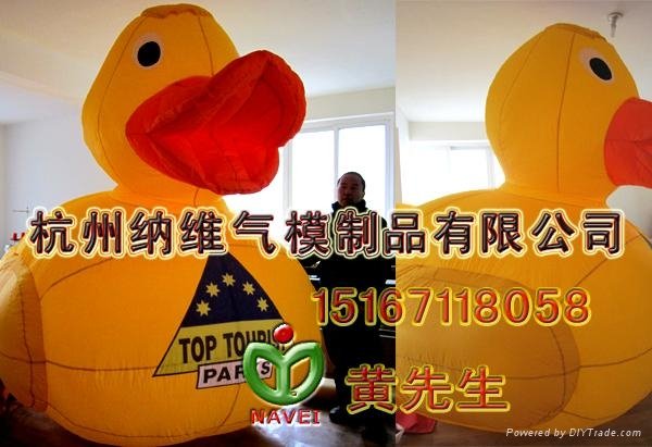 Inflatable duck  cartoon  Model