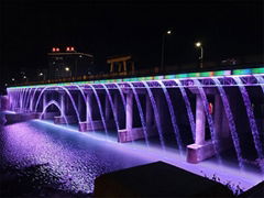 音樂噴泉流動虛幻數控水帘 湖南噴泉 長沙噴泉