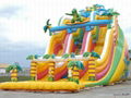 Inflatable slide