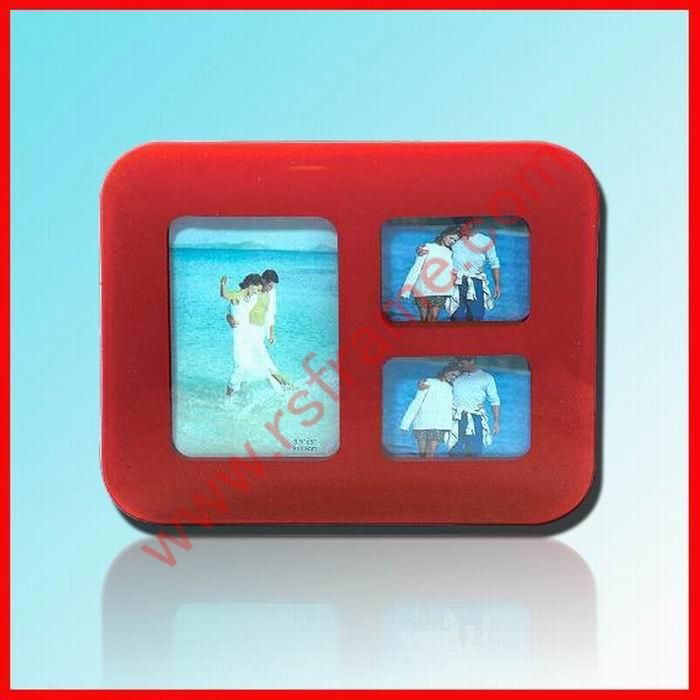 Supply of creative arc porous glass screen photo frame 					