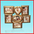Sell fashion wedding wooden&resin white photo frames collage  3