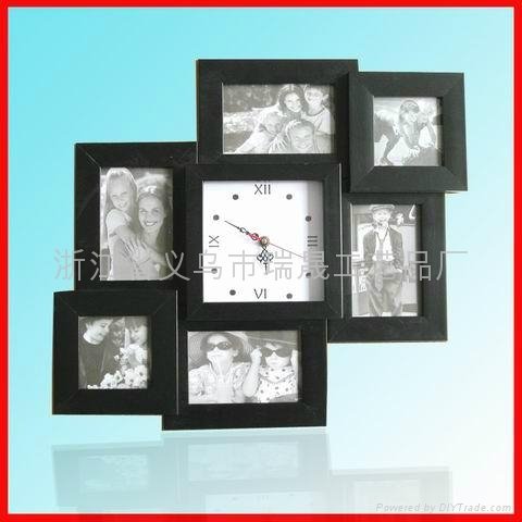Sell fashion wedding wooden&resin white photo frames collage  4
