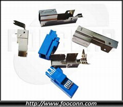 USB 3.0 AM BM 焊線三件式公頭