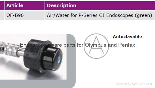 Pentax endoscope air/water valves 2