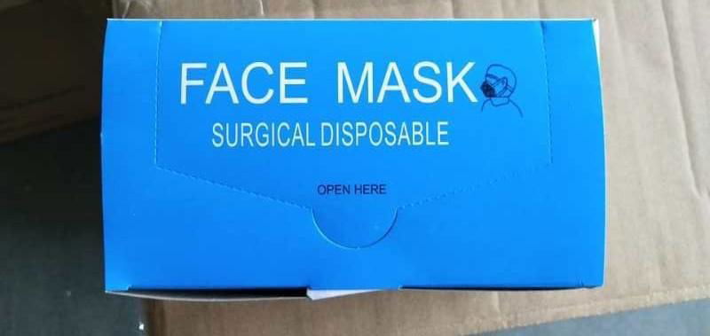 FACE MASK SURGICAL DISPOSABLE Blue 2