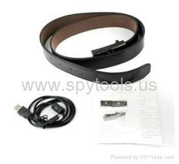 Leather Belt Strap Spy Camera Digital Video Recorder Camcorder with USB Cable 3