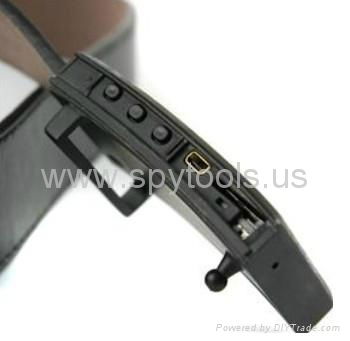 Leather Belt Strap Spy Camera Digital Video Recorder Camcorder with USB Cable 4